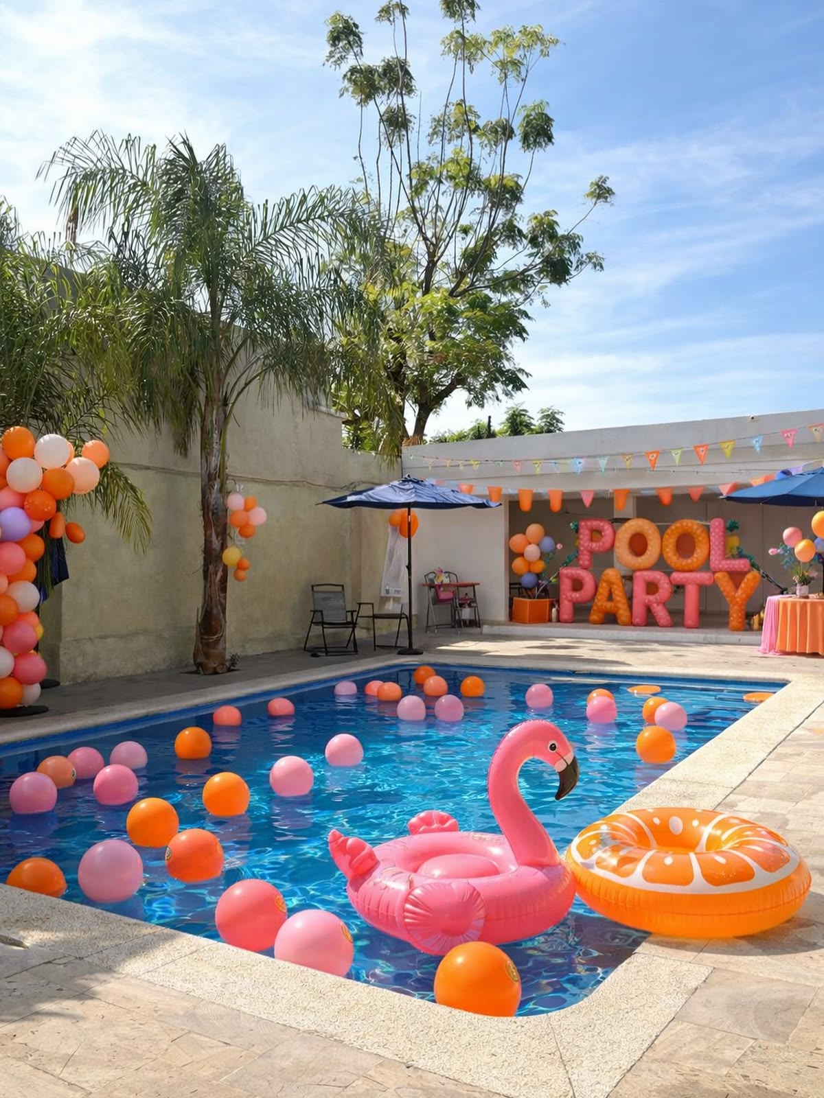 Pool Party Decorations & Balloon Ideas